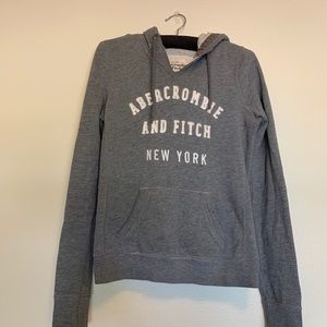 Abercrombie & Fitch Grey Sweatshirt Size Medium